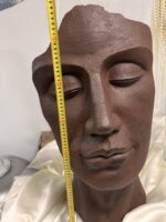 Keramikinė vaza "GALVA' ruda - Image 2