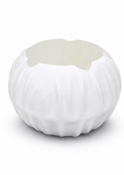 Metalinė vaza - Maža -Balta 22170