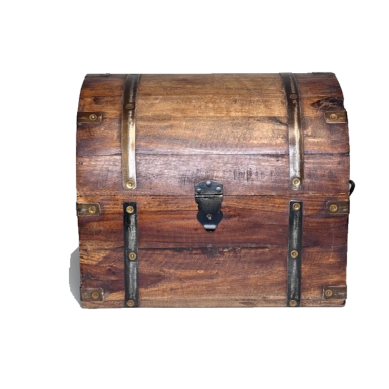 46560FB4-6F52-4E52-9EE3-4D13D9F5E4CD Dekoracija medinė skrynia maža - Image 1