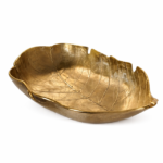 Auksinis padėklas "Lapas" -