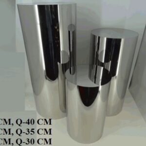 Sidabrinis cilindrinis stovas 50 cm – 5910