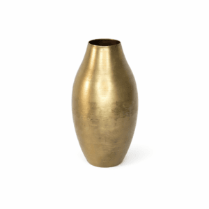Auksinė metalinė vaza – 6869
