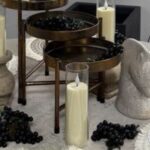 Dirbtinė žvakė su organiniu stiklu