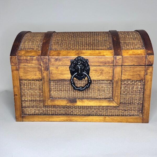 Dekoracija medinė skrynia