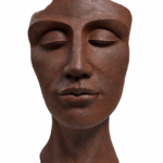 Keramikinė vaza "GALVA' ruda