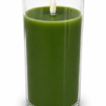 Dirbtinė žvakė su organiniu stiklu žalia nuoma