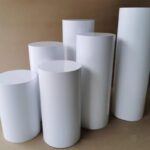 Baltas apvalus stovas 50cm - Image 3