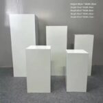 Baltas Stovas/kolona - kvadratas 75cm
