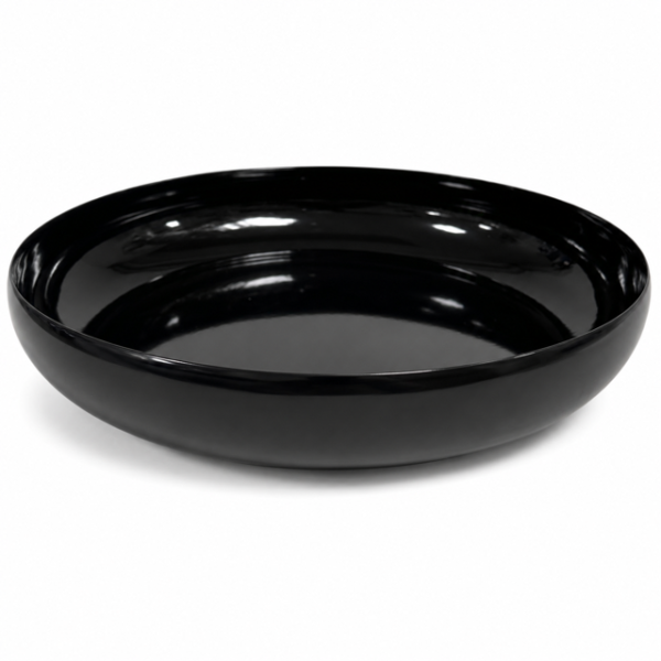 Padėklas – Juodas aukštis 7 cm, skersmuo 36 cm – 10143 kodas