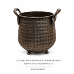 Sidabrinė metalinė vaza – 15225 /2